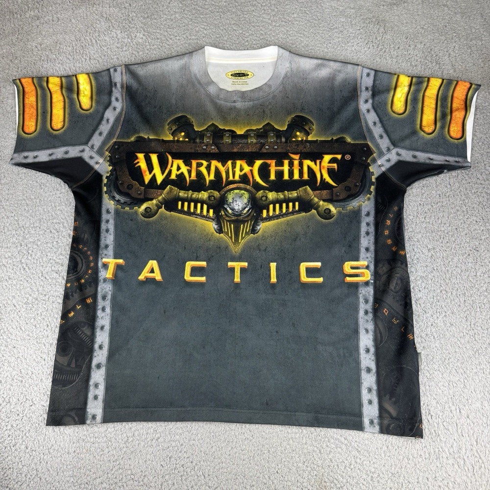 Warmachine Tactics‎ Shirt All Over Print Aop Men's Size Xl Polidry